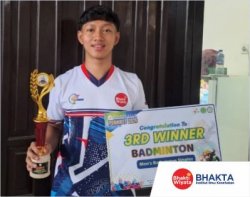 Dhevananda Mahasiswa D3 Teknologi Laboraturium Medis Berhasil Raih Juara 3 Badmi...